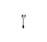 Sensor mini cubo AXIS TW1201 para dispositivos portátiles - Unidad de sensor con cámara - Montable en casco - Blanco - Compatible con la cámara portátil AXIS W100