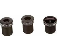 AXIS - Kit de lentes para videovigilancia (x6) - Conector M12 - Compatible con las cámaras de red AXIS P3904-R M12, P3905-R M12 y P3915-R M12
