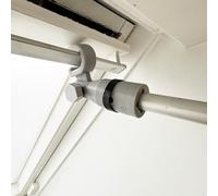 Axis Line Set de 2 Ganchos para Abreventanas de Techo y Varilla Telescópica | Accesorio con ganchos rígido y móvil para ventanas altas, compatible con pértigas de hasta 12m, cambio sin herramientas