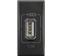 Axolute Cargador USB 1.1A 1M Antracita - BTHS4285C1