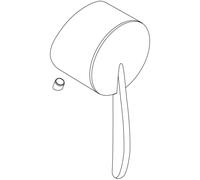 AXOR 10492000 - Elemento de conexión para grifos, sistema iBox, universal