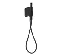 Axor Citterio C - Conjunto de cabezal de ducha, codo y manguera, 2 chorros, negro mate 49626670