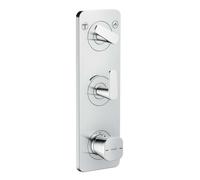 Axor Citterio C - Grifo empotrado termostático para 2 dispositivos, cromo 49700000