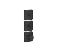 Axor Citterio C - Grifo termostático empotrado para 3 dispositivos, negro mate 49711670