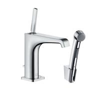 Axor Citterio E - Grifo de lavabo con ducha de bidé, con desagüe, cromo 36130000