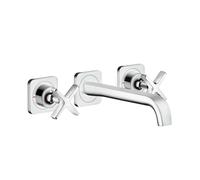 Axor Citterio E - Grifo monomando empotrado de lavabo de 3 orificios, cromo 36107000