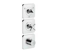 Axor Citterio E - Kit superior de módulo termostático para 3 dispositivos, cromo 36704000