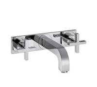 Axor Citterio - Grifo empotrado de lavabo, montaje de 3 orificios, cromo 39314000