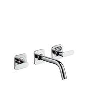 Axor Citterio M - Grifo monomando de lavabo empotrado, montaje de 3 orificios, cromo 34313000