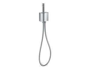 Axor Edge - Conjunto de cabeza de ducha, 2 chorros y manguera, cromo/corte de diamante 46521000