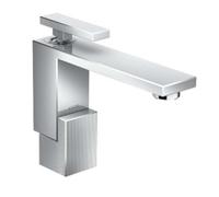 Axor Edge - Grifo de lavabo con desagüe, cromo/corte de diamante 46011000