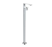 Axor Edge - Grifo de lavabo de suelo con desagüe, cromo/corte de diamante 46041000