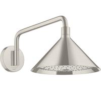 Axor Front ducha con efecto lluvia 27.9x27.9 cm acero 26021800