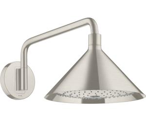 Axor Front ducha con efecto lluvia 27.9x27.9 cm acero 26021800