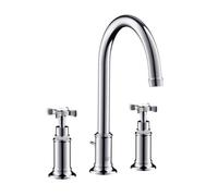 Axor Montreux - Grifo de 3 orificios para lavabo, cromo 16513000