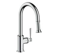 Axor Montreux - Grifo monomando de cocina con ducha extraíble, cromo 16581000