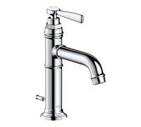 Axor Montreux - Grifo monomando de lavabo 100, con desagüe controlado por tirador, cromo 16515000