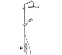 Axor Montreux - Showerpipe con grifo termostático y ducha mural 1jet, cromo 16572000
