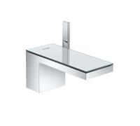 Axor MyEdition - Grifo de lavabo con desagüe Push-Open, cromo/vidrio de espejo 47010000