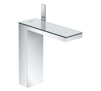 Axor MyEdition - Grifo de lavabo con desagüe Push-Open, cromo/vidrio de espejo 47020000