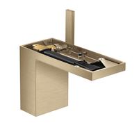Axor MyEdition - Grifo de lavabo con desagüe Push-Open, EcoSmart, bronce cepillado/sin placa 47032140