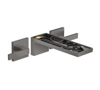 Axor MyEdition - Grifo de lavabo empotrado, con desagüe, EcoSmart, cromo negro cepillado/sin placa 47082340