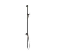 Axor One - Barra de ducha 97 cm con flexo de ducha, cromo negro cepillado 48792340