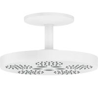 Axor One brazo de ducha con efecto lluvia 28.2x28.2 cm circular blanco 48494700