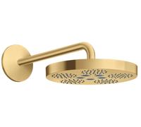 Axor One brazo de ducha con efecto lluvia 28x28 cm circular oro 48491250
