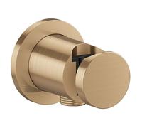 Axor One - Codo de pared con soporte, bronce cepillado 48780140
