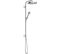 Axor One conjunto de ducha empotrado con rociador con efecto lluvia cromo 48790000