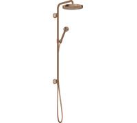 Axor One conjunto de ducha empotrado con rociador con efecto lluvia oro 48790310