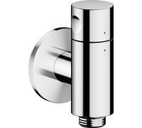 AXOR One de hansgrohe tope de conexión a la pared con válvula de cierre, 48781000, Color: cromado