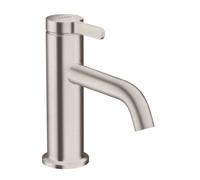 Axor One - Grifo de lavabo con desagüe, EcoSmart, aspecto de acero inoxidable 48001800