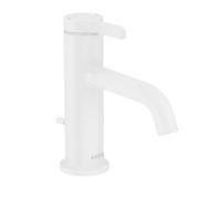 Axor One - Grifo de lavabo, con desagüe, EcoSmart, blanco mate 48000700