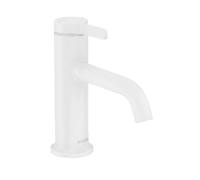 Axor One - Grifo de lavabo, con desagüe, EcoSmart, blanco mate 48001700