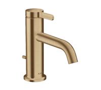 Axor One - Grifo de lavabo con desagüe, EcoSmart, bronce cepillado 48000140