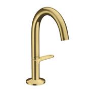 Axor One - Grifo de lavabo con desagüe Push-Open, EcoSmart, CoolStart, latón cepillado 48010950