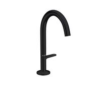 Axor One - Grifo de lavabo con desagüe Push-Open, negro mate 48020670