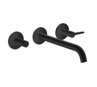 Axor One - Grifo empotrado de lavabo, montaje de 3 orificios, EcoSmart, negro mate 48160670