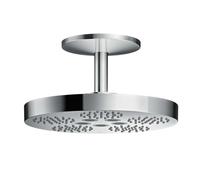 hansgrohe AXOR One ducha de techo 280 2jet con conexión al techo, 48494000, Color: cromado
