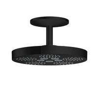 Axor One - Rociador de ducha 205 con suministro de techo, 2 chorro, negro mate 48494670