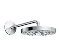 Axor One - Rociador de ducha 280, brazo de ducha 38 cm, 1 chorro, cromo 48491000