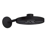 Axor One - Rociador de ducha 280, brazo de ducha 38 cm, 2 chorros, negro mate 48492670