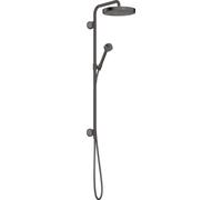 AXOR One Showerpipe 280 1jet, empotrado, de hansgrohe, 48790340, Color: Cromo negro cepillado