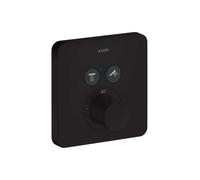 Axor ShowerSelect - Grifo termostático para 2 dispositivos, negro mate 36707670