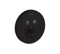 Axor ShowerSelect - Grifo termostático para 2 dispositivos, negro mate 36723670