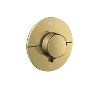 Axor ShowerSelect ID - Grifo termostático empotrado, para 2 dispositivos, acabado pulido en oro 36750990