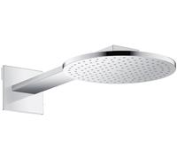Axor ShowerSolutions brazo de ducha con efecto lluvia 25x25 cm circular cromo 35284000
