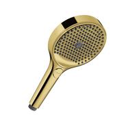 Axor ShowerSolutions - Cabezal de ducha, 3 chorros, EcoSmart+, aspecto dorado pulido 39774990